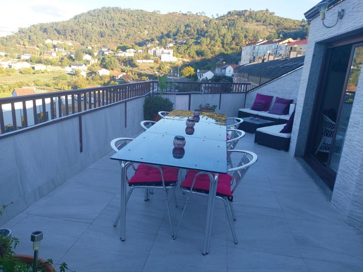 Duplex Grandes Cristaleras Impresionantes Vistas Lägenhet Ourense Exteriör bild